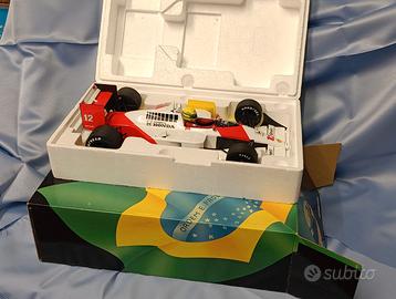 Modellino Auto Ayrton Senna McLaren Honda 1:12