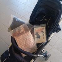 Passeggino CAM curvi blu