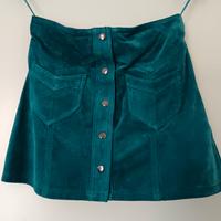 Minigonna in suede H&M XS