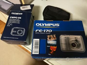 Olympus FE-170 6MP Digital Camera con custodia SU