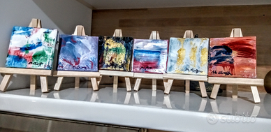 Miny Art , tele completo di cavalletti