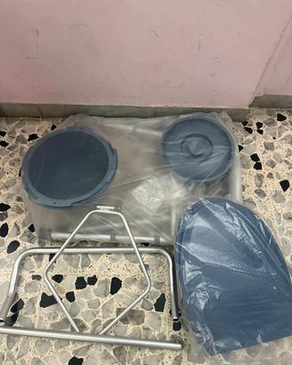 Sedia 4 in 1 (WC) per anziani/disabili - NUOVO 