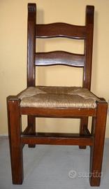 Set 6 sedie in legno massello