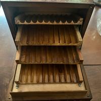 Scatola portasigarette con carillon vintage