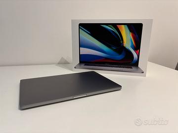 Macbook pro 16 fine 2019 touchbar grigio siderale