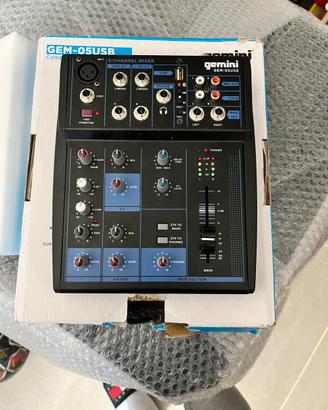 Mixer audio Gemini GEM-05USB Bluetooth