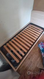 letto singolo con materasso