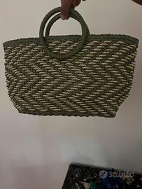 Borsa da mare in paglia