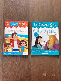 Libri bambini elementari”io leggo da solo”Agostini