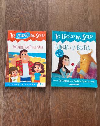 Libri bambini elementari”io leggo da solo”Agostini