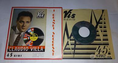 Vinile EP 45 giri CLAUDIO VILLA - 1957   Raro