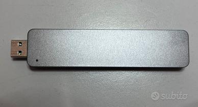 SSD 512 Gb chiavetta usb-3 metallica