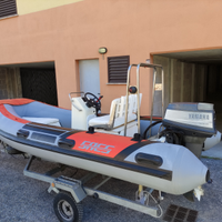 Carrello motore e gommone