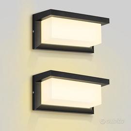 Applique Esterno 18W LED IP65 Moderno Parete 2PCS