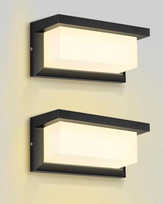 Applique Esterno 18W LED IP65 Moderno Parete 2PCS
