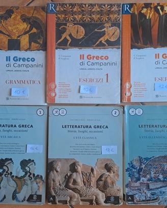 Libri "Il Greco di Campanini", "Letteratura Greca"