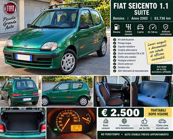 Fiat Seicento 1.1 Suite - 83.736 km - 2002 