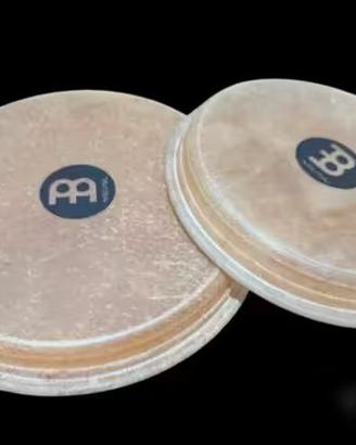Coppia pelli di ricambio originali Meinl per bongo