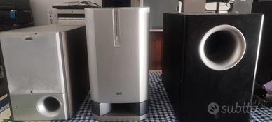 3 Subwoofer  attivi di diversa qualita' e potenza!
