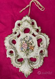 Elegante placca da parete in ceramica di Bassano