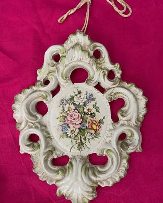 Elegante placca da parete in ceramica di Bassano