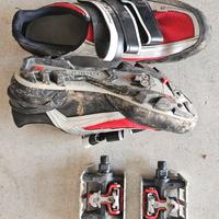 Scarpe e pedali a sgancio rapido