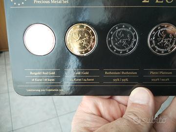 Set  Monete in Oro e Metalli Preziosi 