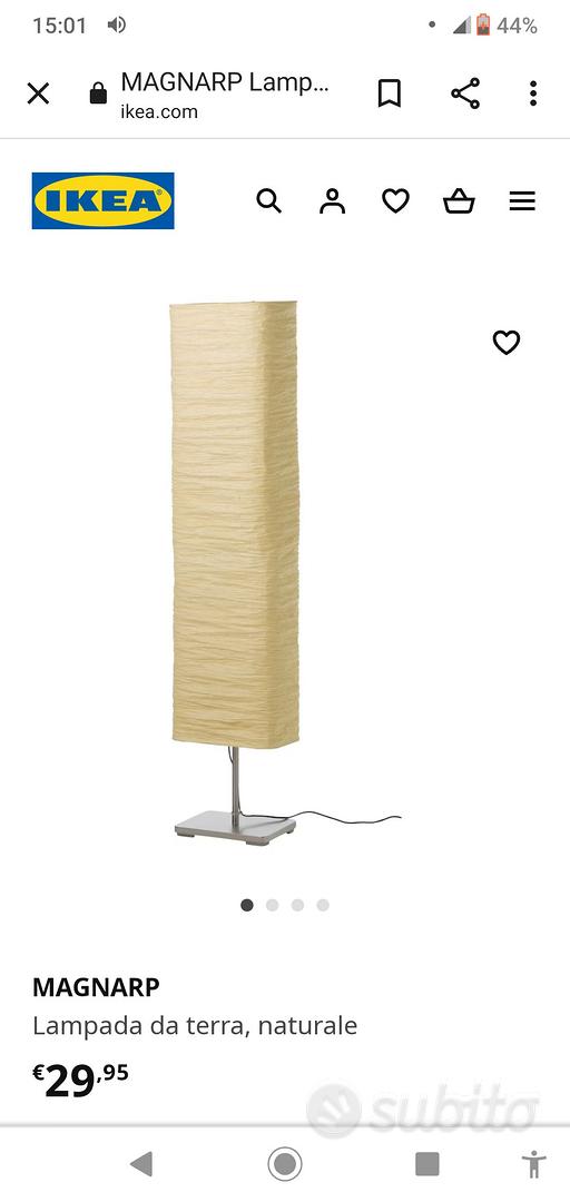 MAGNARP Lampada da terra, naturale - IKEA Italia