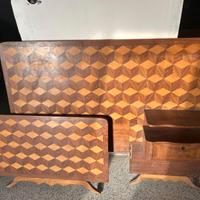 Letto Singolo Artigianale '900 Finemente Lavorato