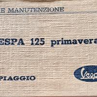 Manuale uso e manutenzione Vespa Primavera 125 '70