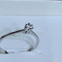 Comete Gioielli Anello Oro Diamante 0,10ct NUOVO 