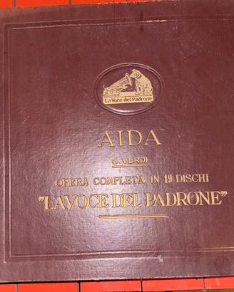 Album dischi vinile opera aida di g.verdi