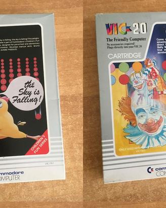 VIC-20 Game Cartridge -The Sky is Falling - Clowns