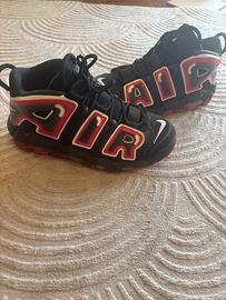 Nike Air More Uptempo nere e rosse – Taglia 40