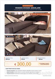 🛋️ DIVANO LETTO E CONTENITORE 🛋️