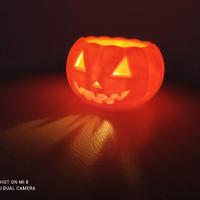 Zucca Halloween illuminata 