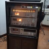 Stereo TECHNICS con casse e mobile