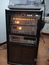 Stereo TECHNICS con casse e mobile