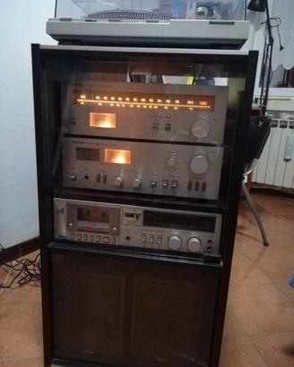 Stereo TECHNICS con casse e mobile