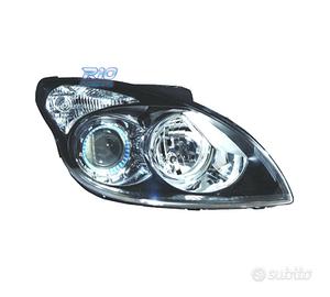 FARO DX HYUNDAI I30 07-12 FONDO NERO CON MOTORE