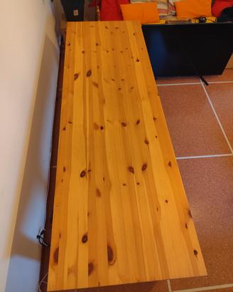 Grande scrivania / Tavolo da lavoro artigianale