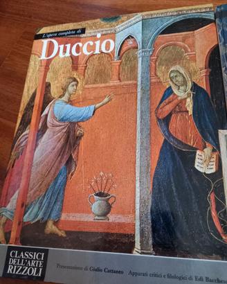 Set 2 libri arte Giotto e Duccio classici arte