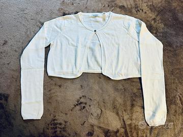 Bolero / Coprispalle in maglia rasata tg 14 anni