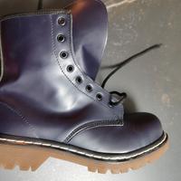 Anfibi Artigianali Viola Scuro | Vera Pelle | 43