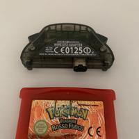 Pokémon rosso fuoco + adattatore wireless