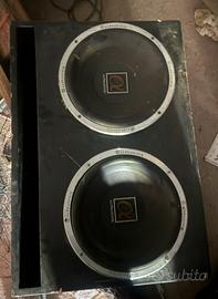 2 Subwoofer Alphasonik 32 cm 12” Doppia Bobina