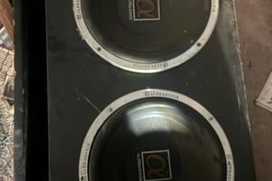 2 Subwoofer Alphasonik 32 cm 12” Doppia Bobina