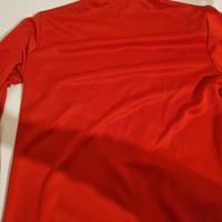 felpa con zip puma rossa