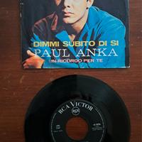 45 giri Paul anka