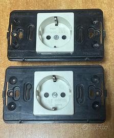 Prese shuko con supporto Bticino Magic